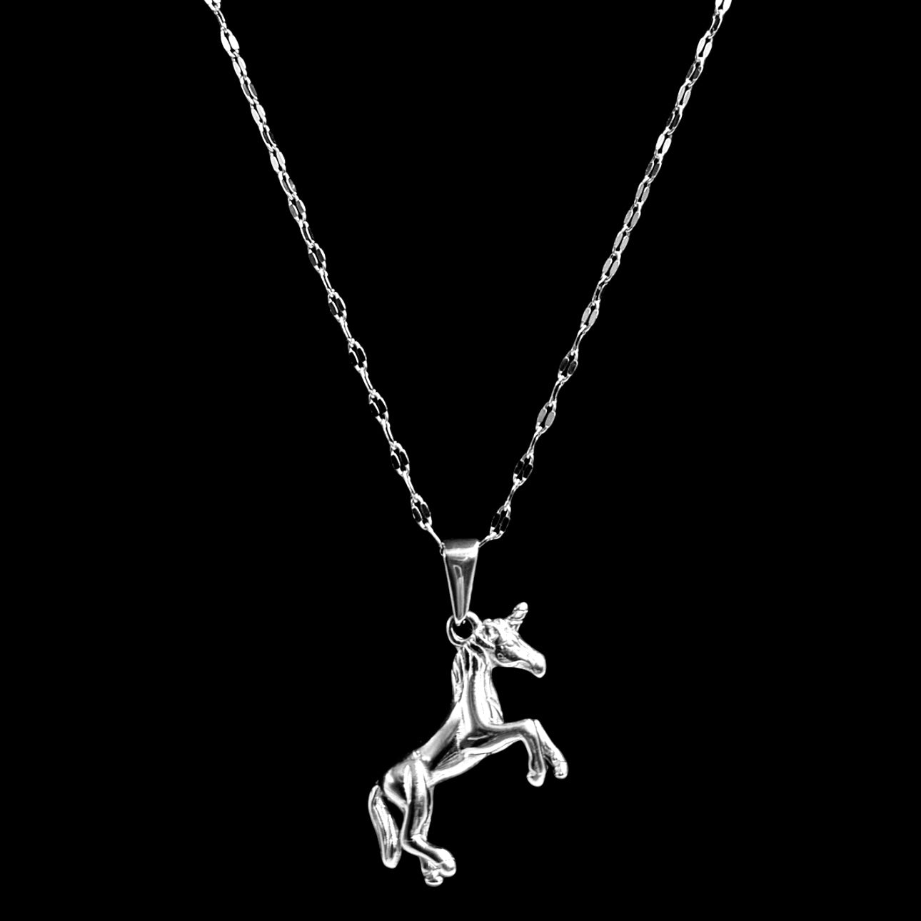 Silver Unicorn Necklace