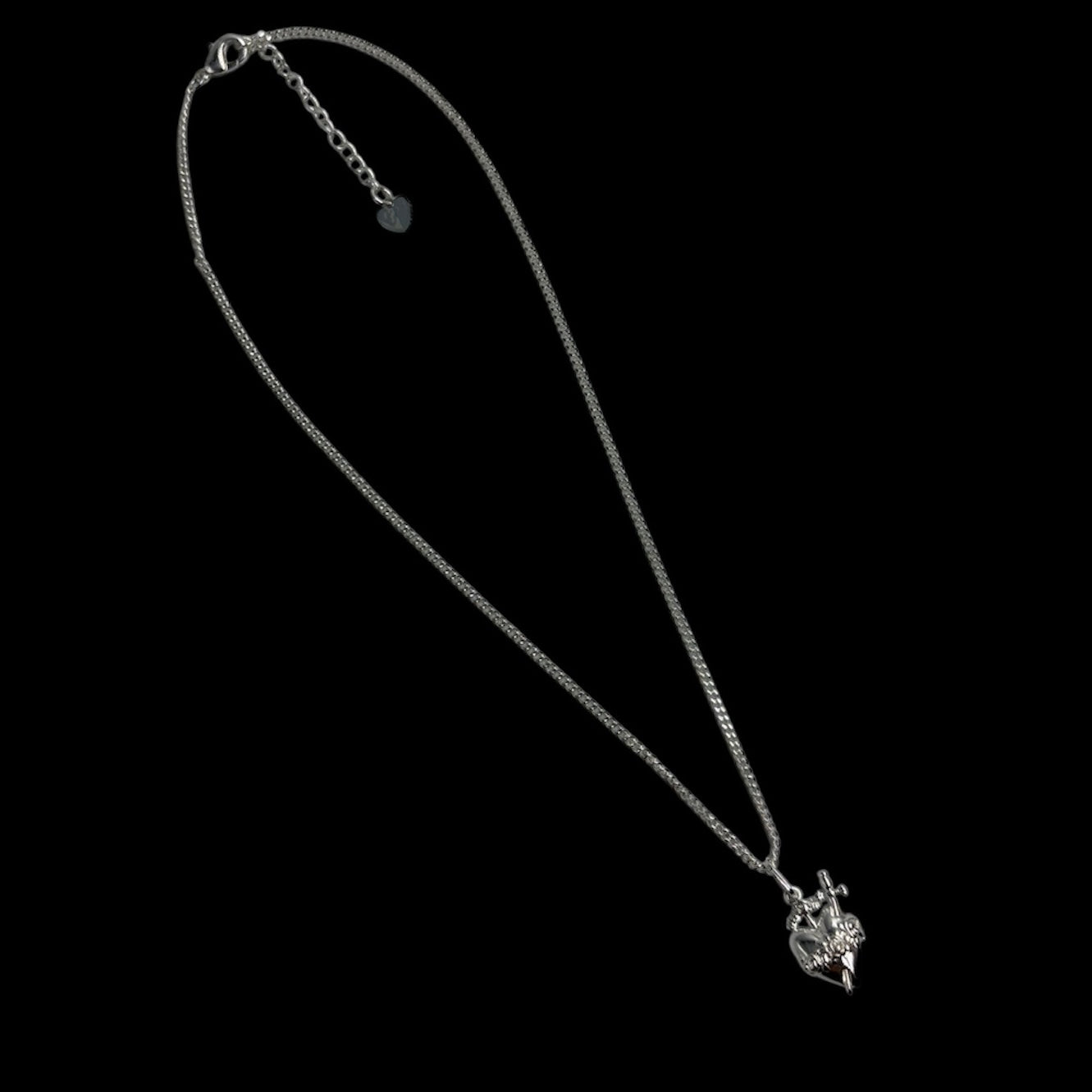 Mini Silver Immaculate Heart