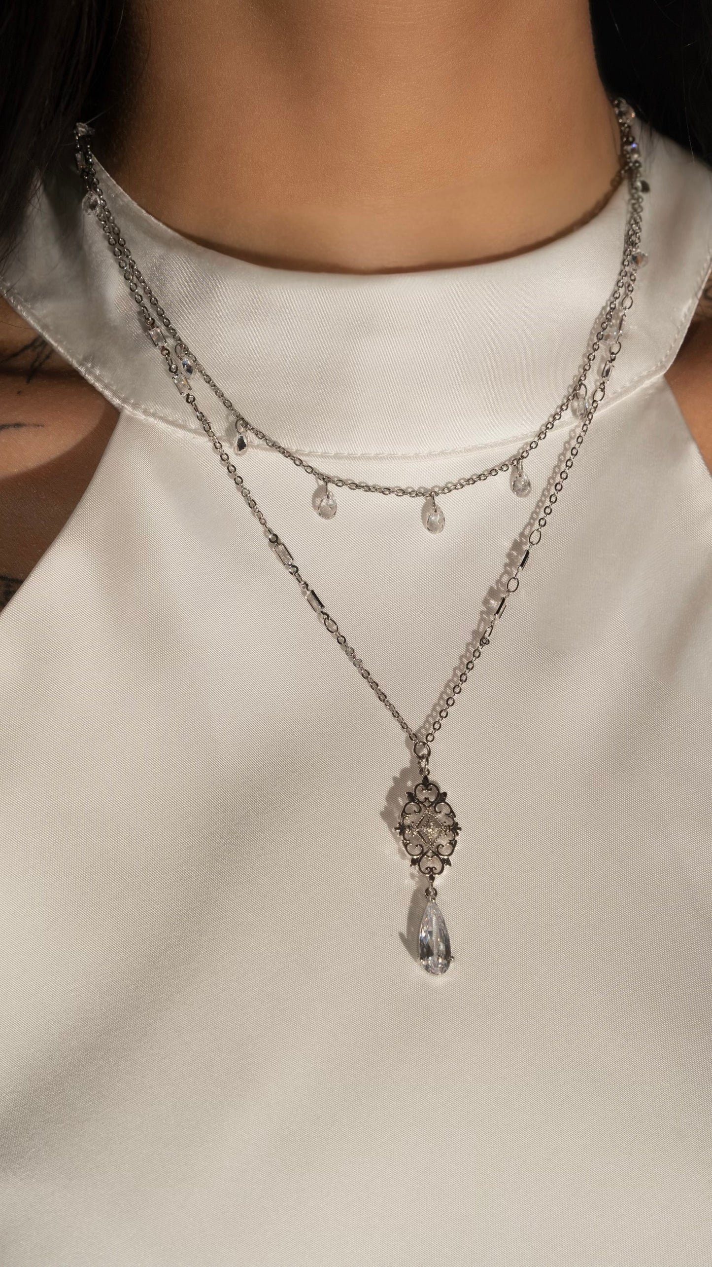 Dust Witch Crystal Droplet Choker