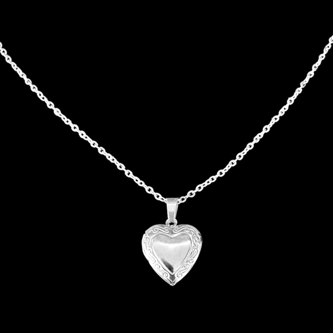 Silver Heart Locket