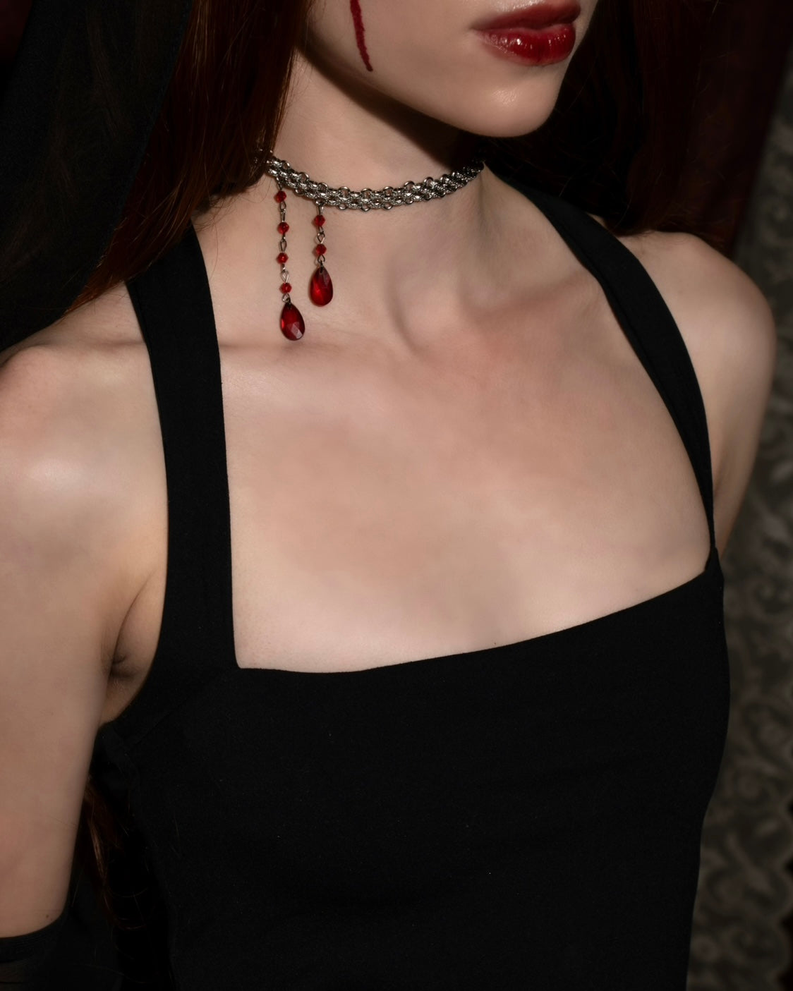 Apple Blood Dripping Choker