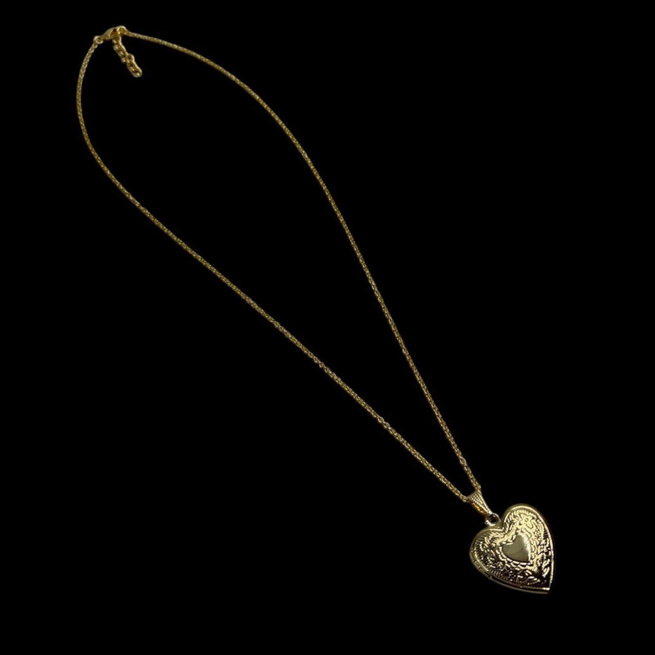 Gold Medium Heart Locket