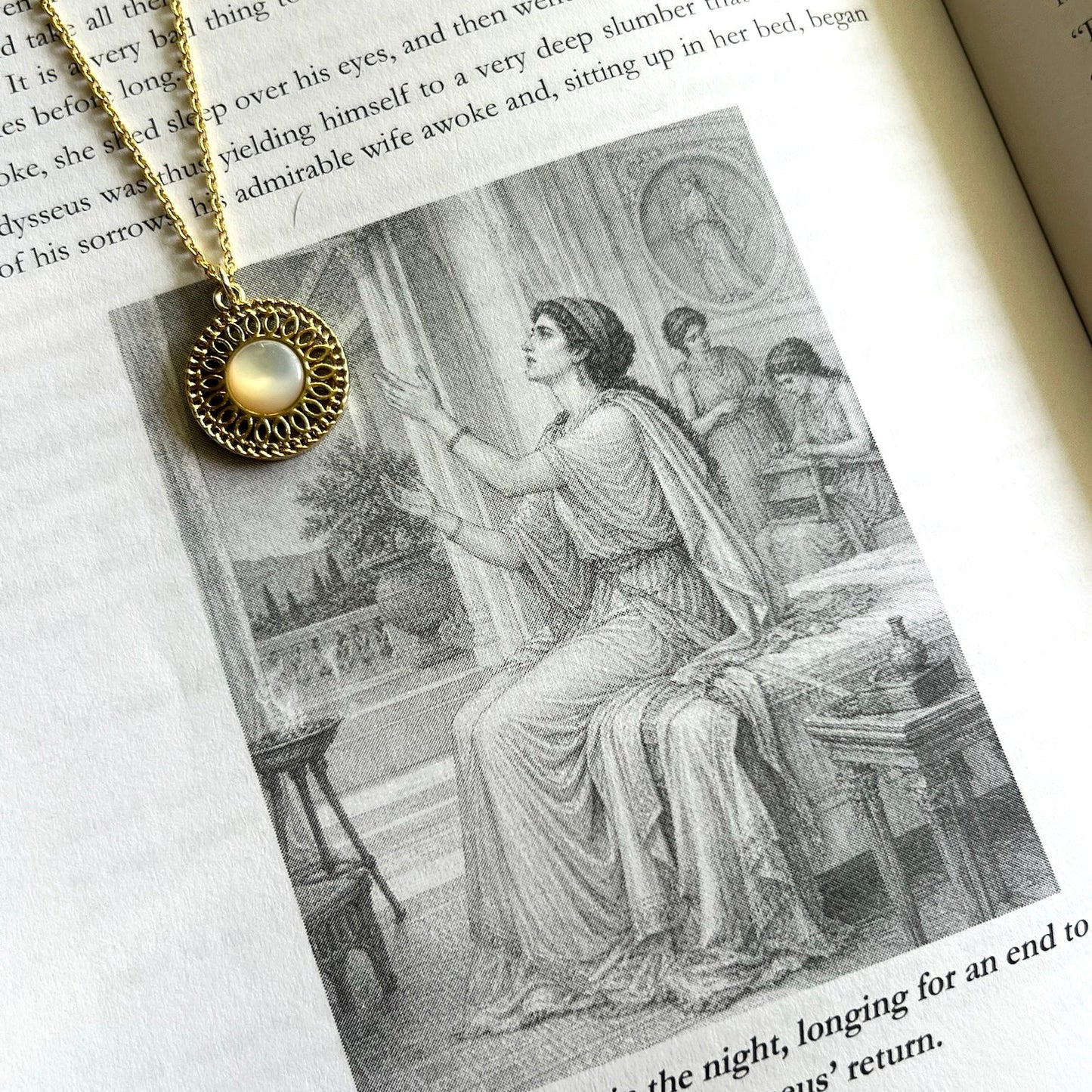 Artemis Full Moon Necklace