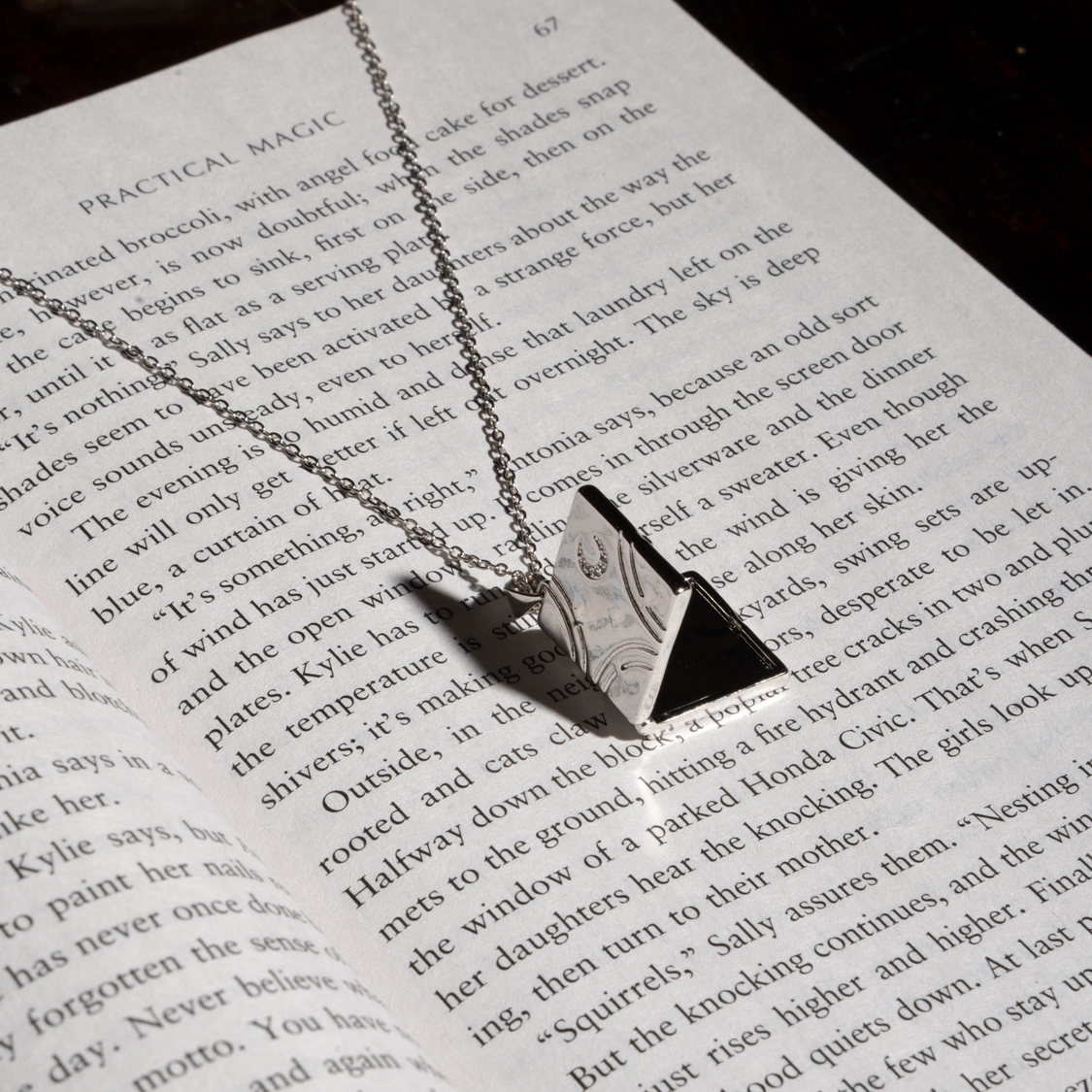 Silver Book Of Shadows Locket
