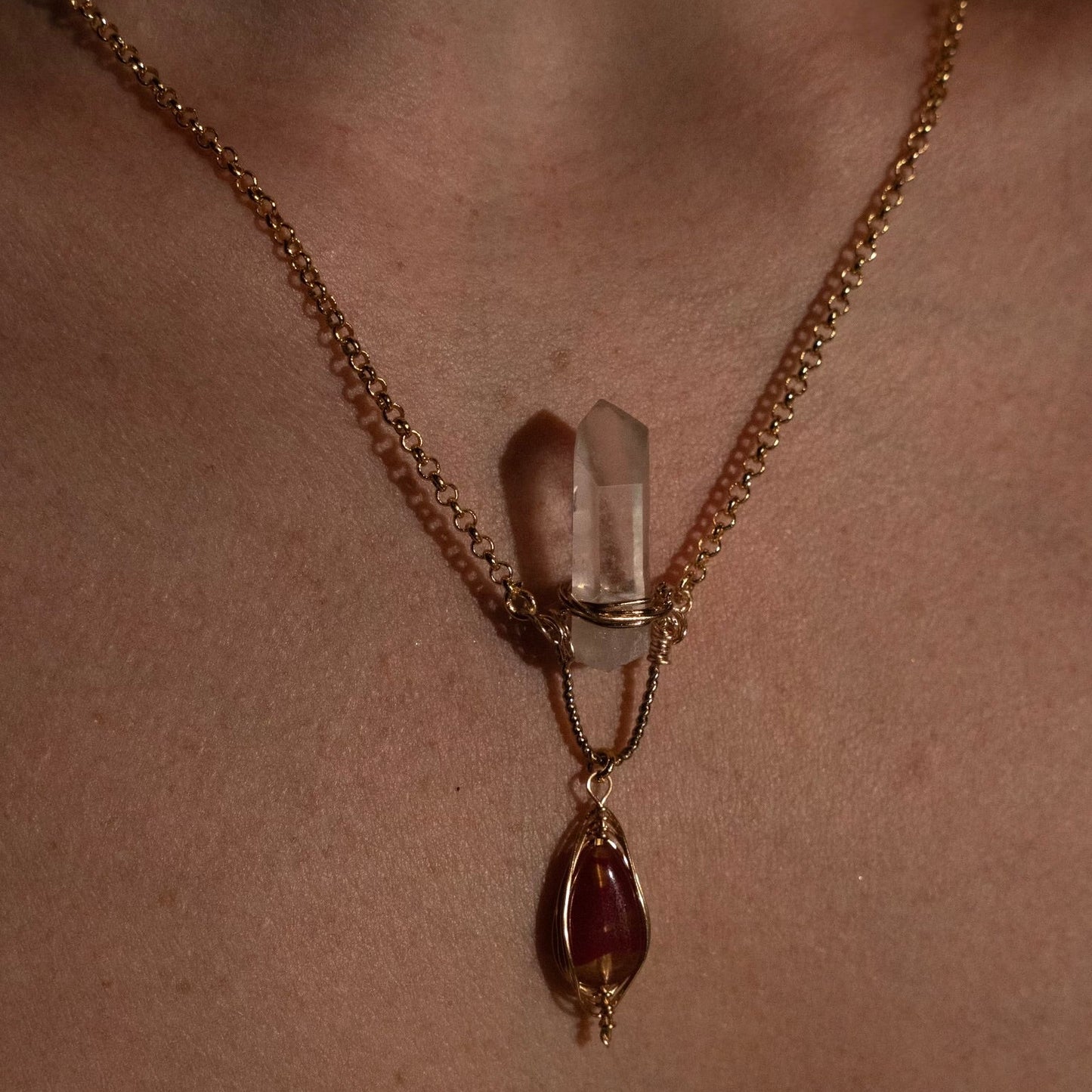 Gillian Owens Crystal Quartz Necklace