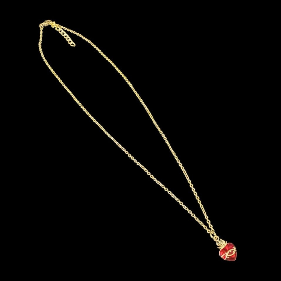 Mini Sacred Heart Necklace