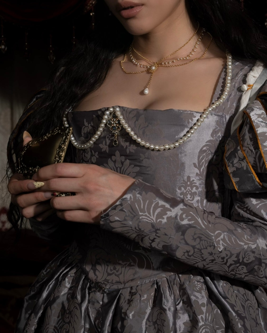 Elizabeta Headpiece Inspired Necklace