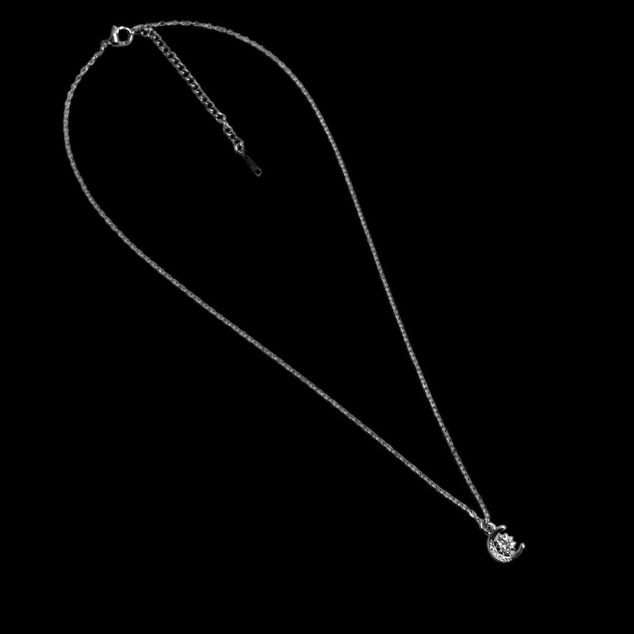 Mini Silver Artemis & Apollo Necklace