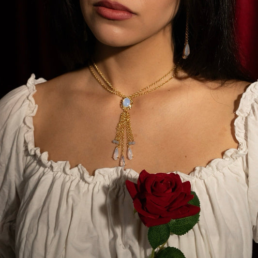 Elaine’s Wedding Moonstone Necklace