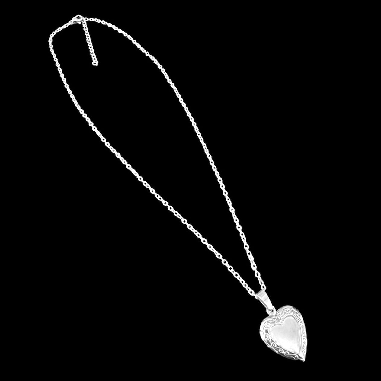 Silver Heart Locket