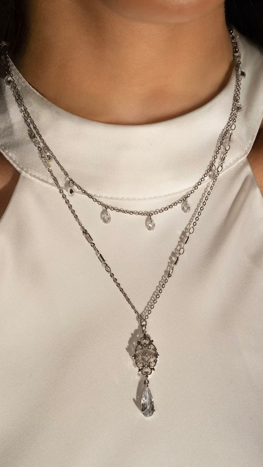 Dust Witch Crystal Droplet Choker