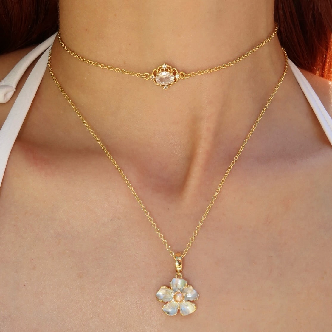 Nymphs Crystal Choker