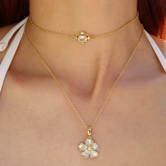 Nymphs Crystal Choker