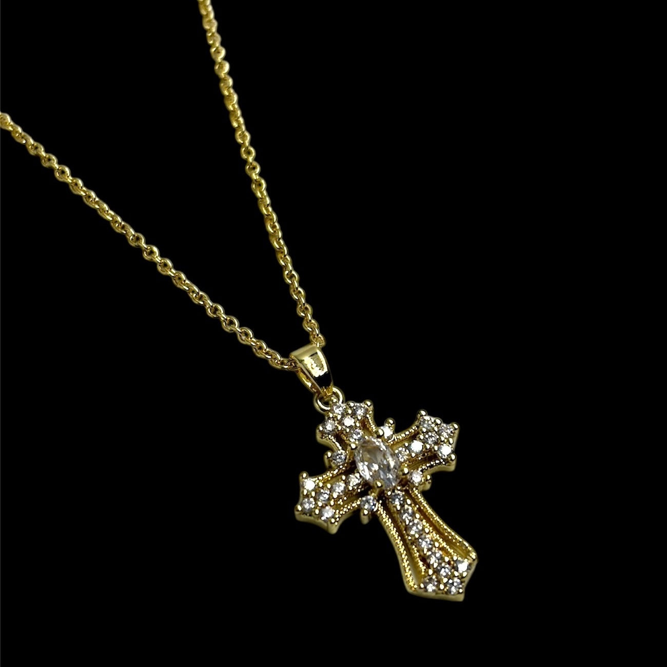 Diamond Cross Necklace