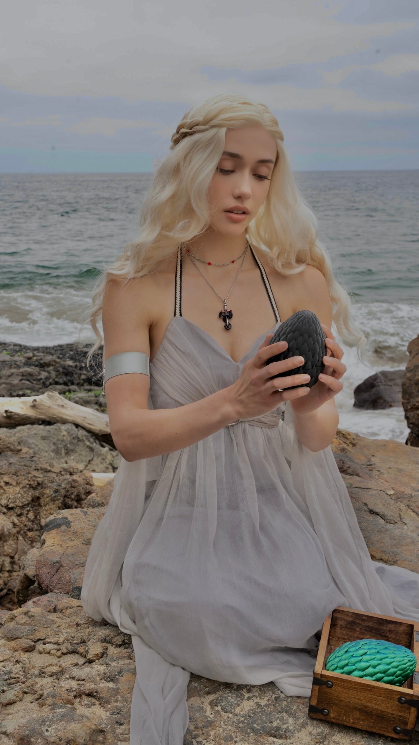 Fire Red Gemstone Choker