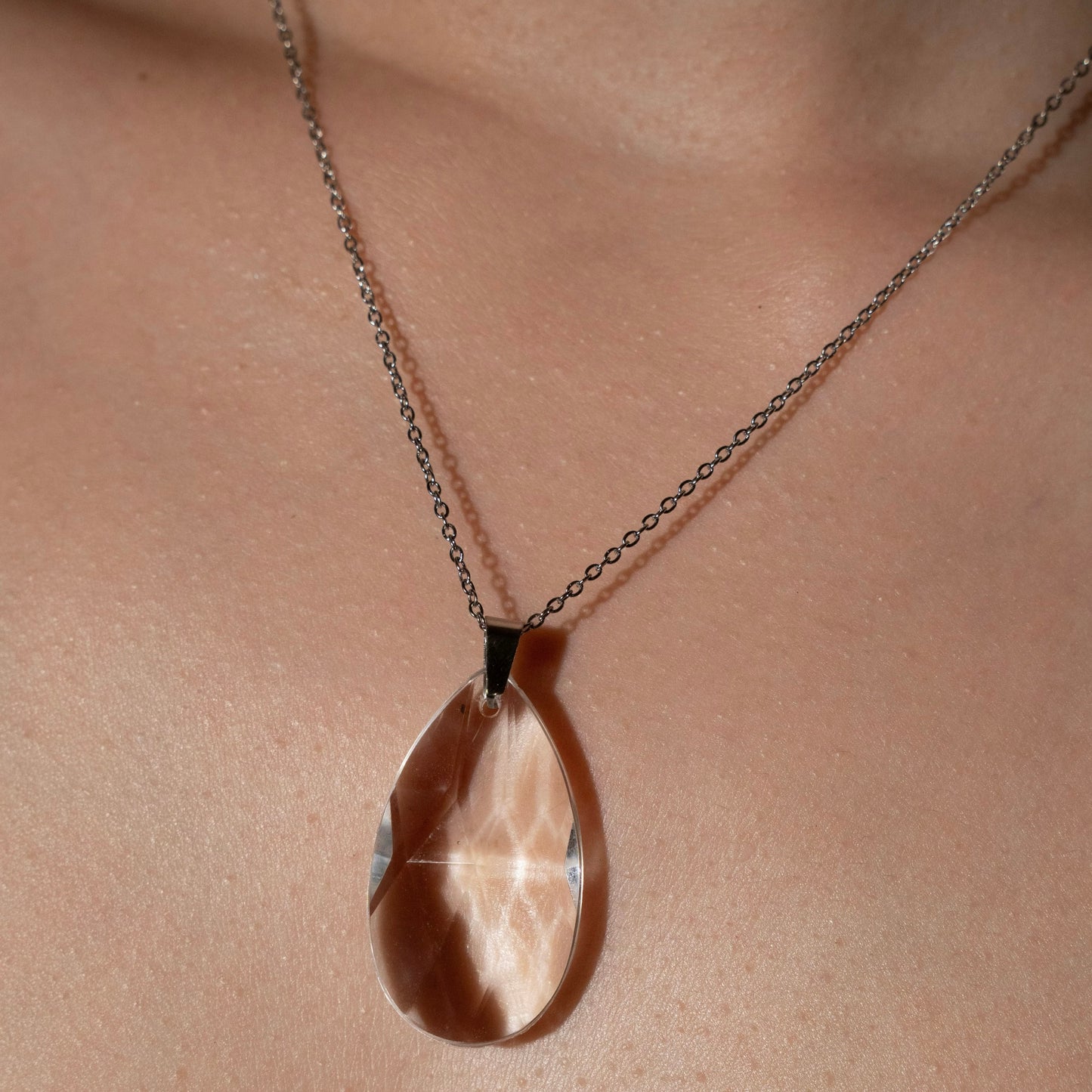 Snow White Crystal Necklace