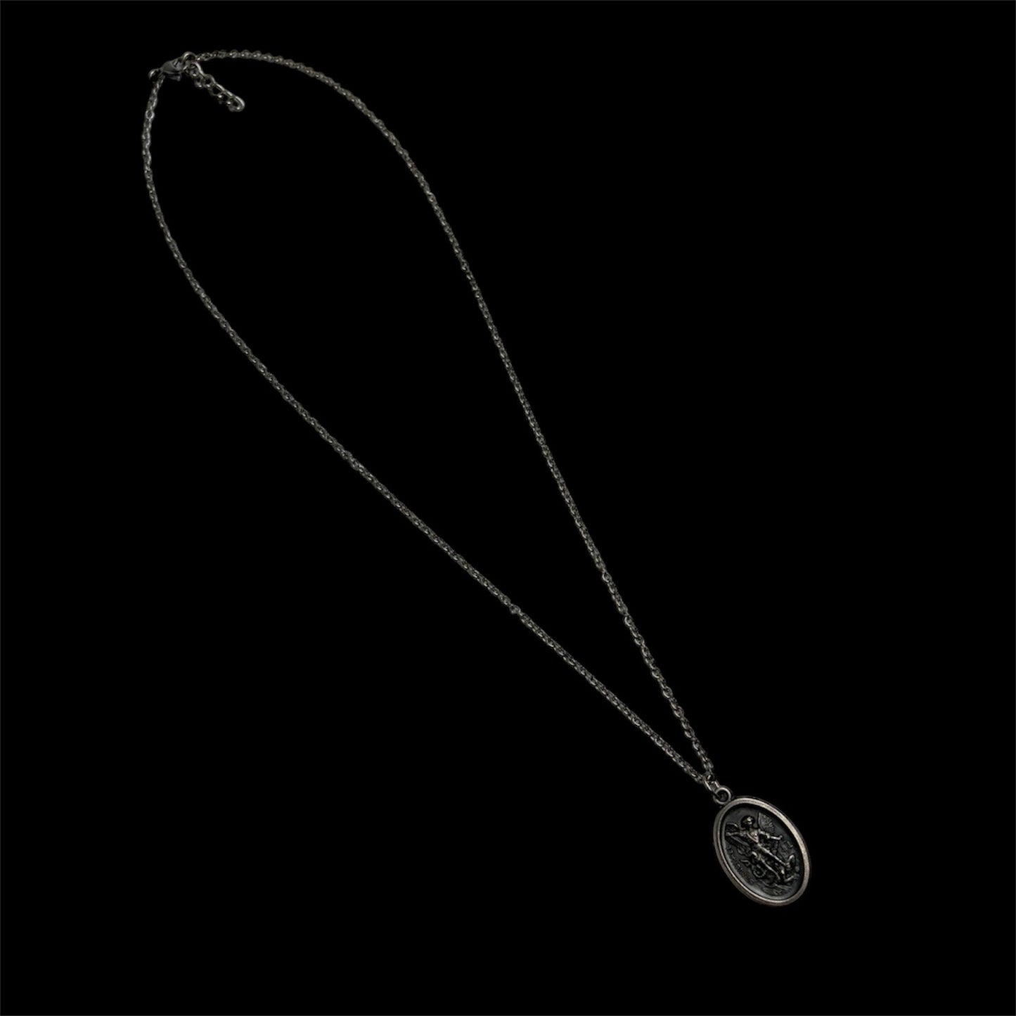 Saint Michael Coin Necklace