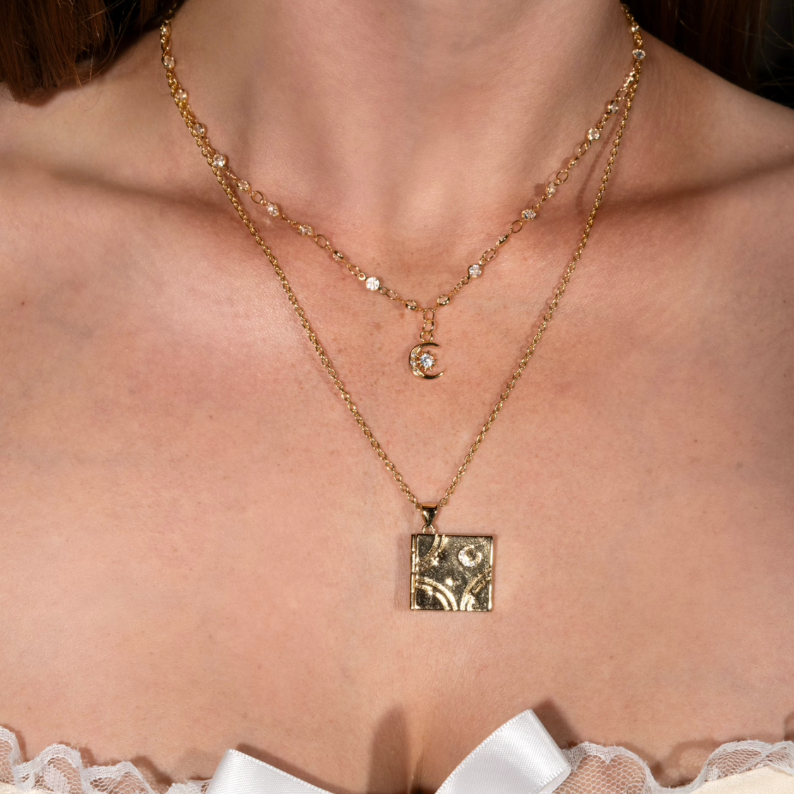 Gold Book of Shadows Locket