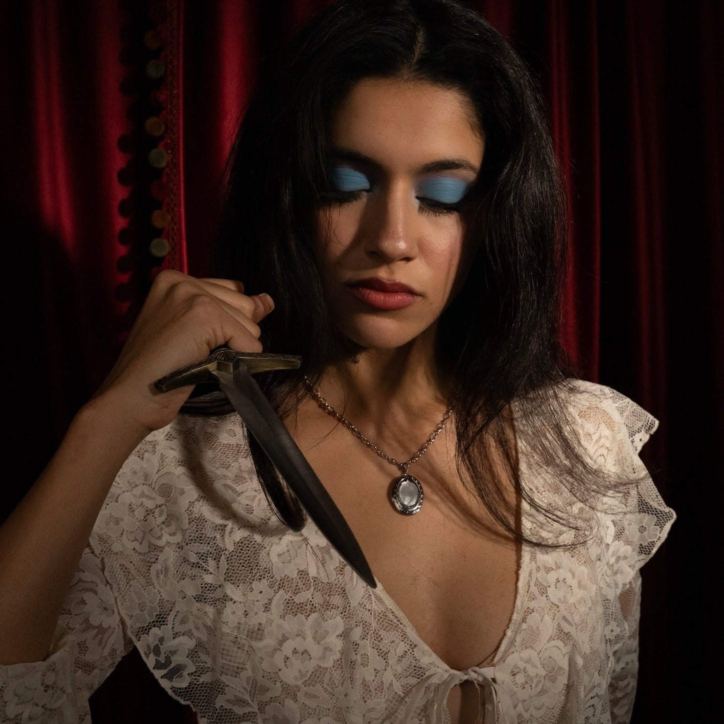 Elaine Silver Locket Necklace