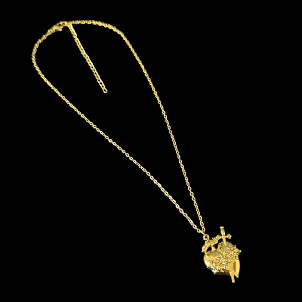 Immaculate Heart Pierced Necklace