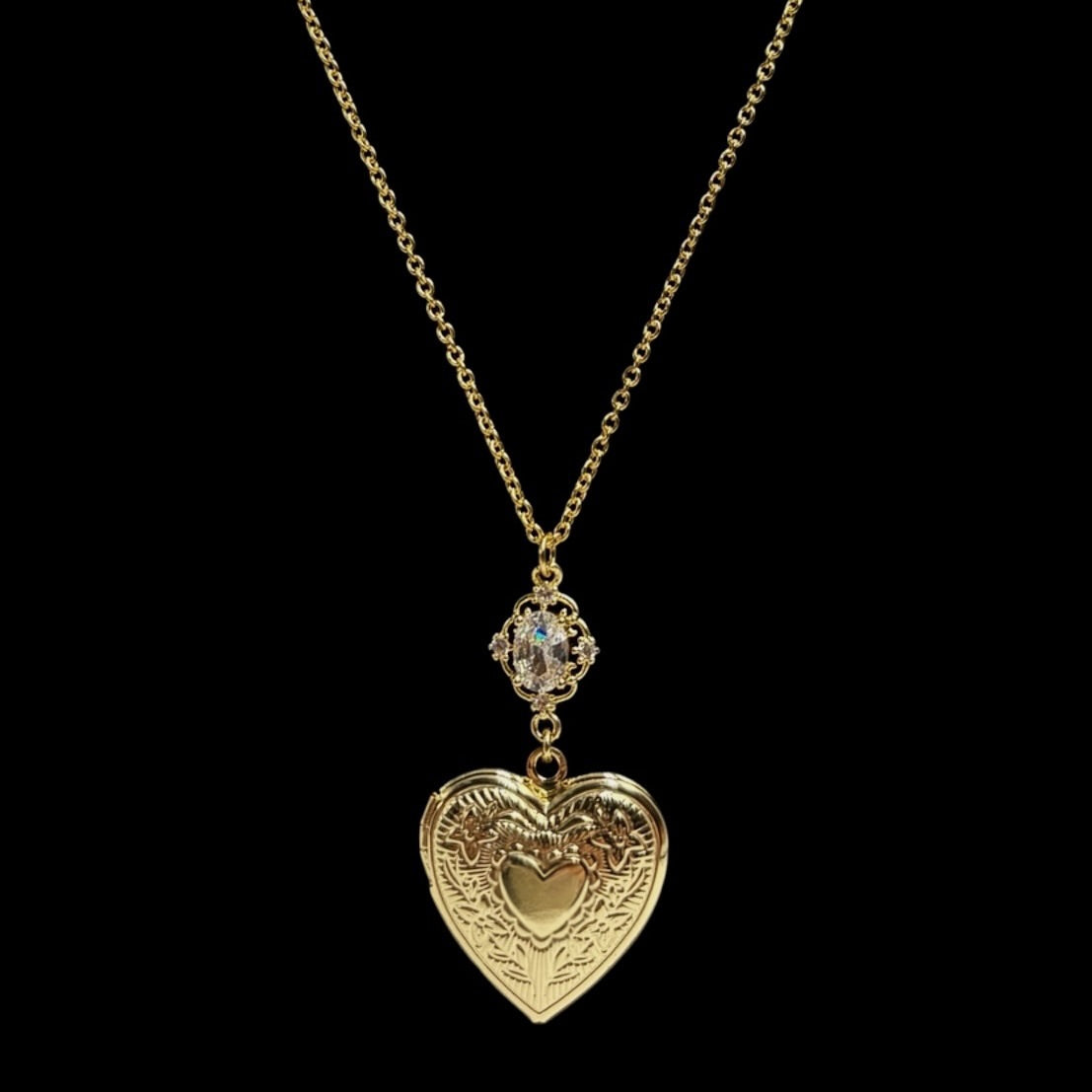 Gold Diamond Locket
