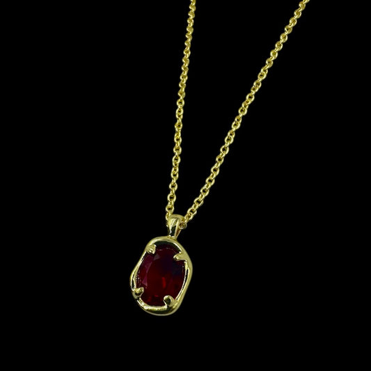 Gold Vampiric Amulet Necklace