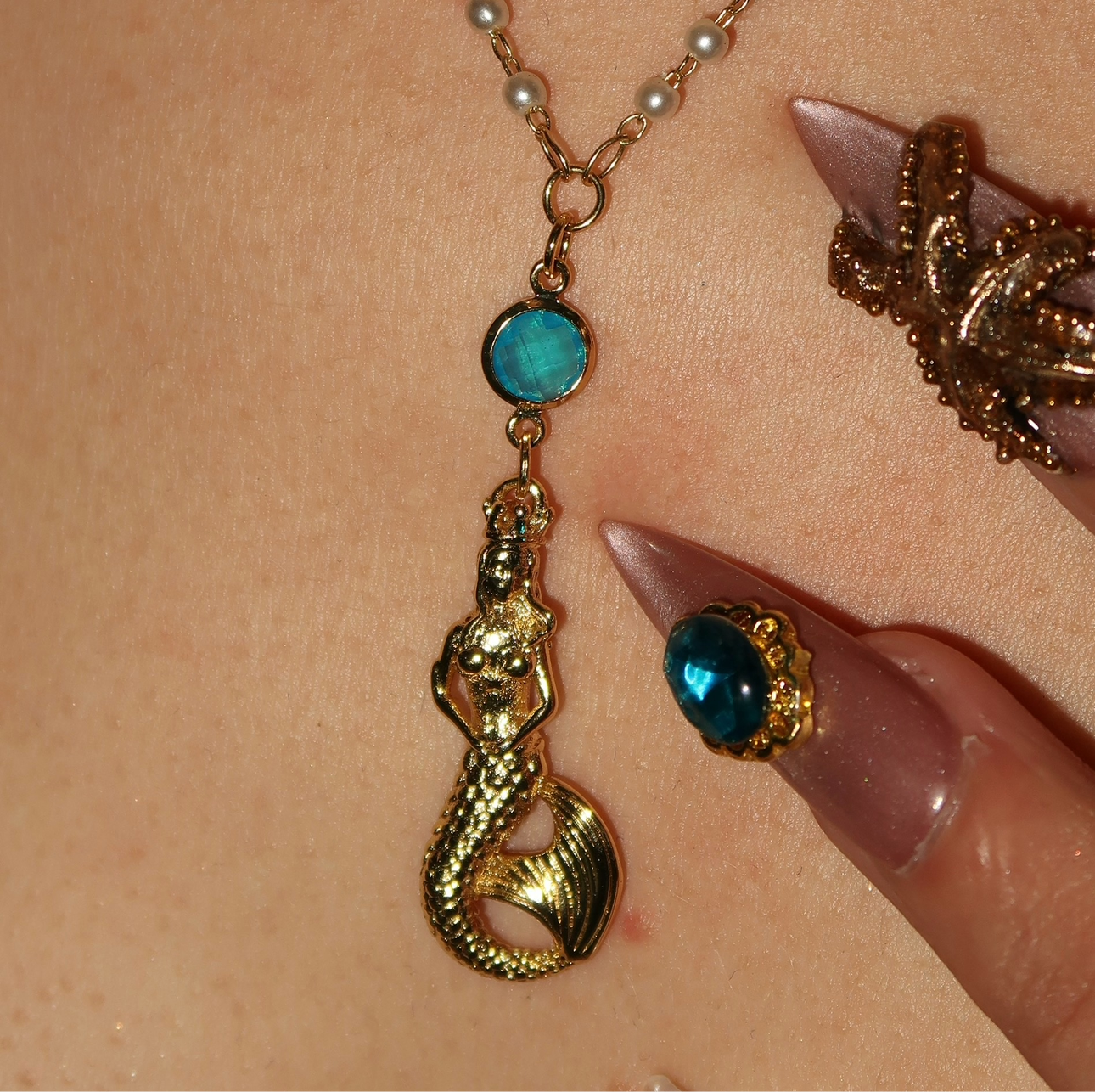 Gold Pearl Starfish Stack