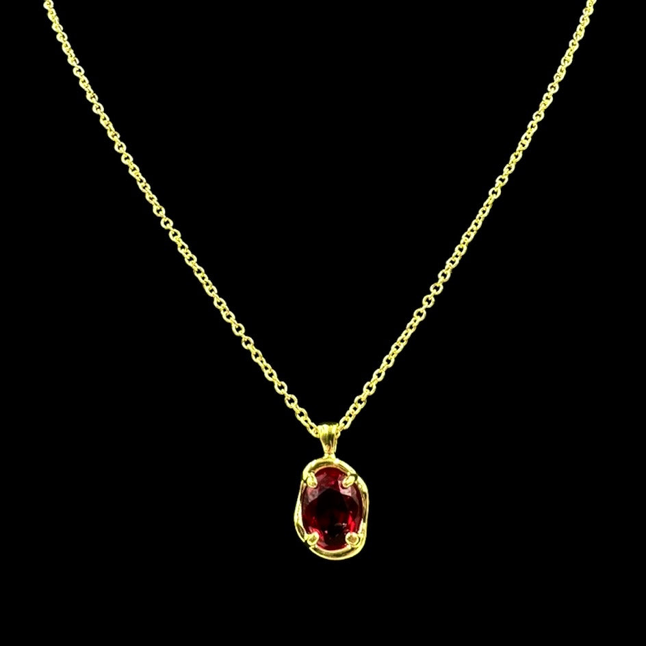 Gold Vampiric Amulet Necklace