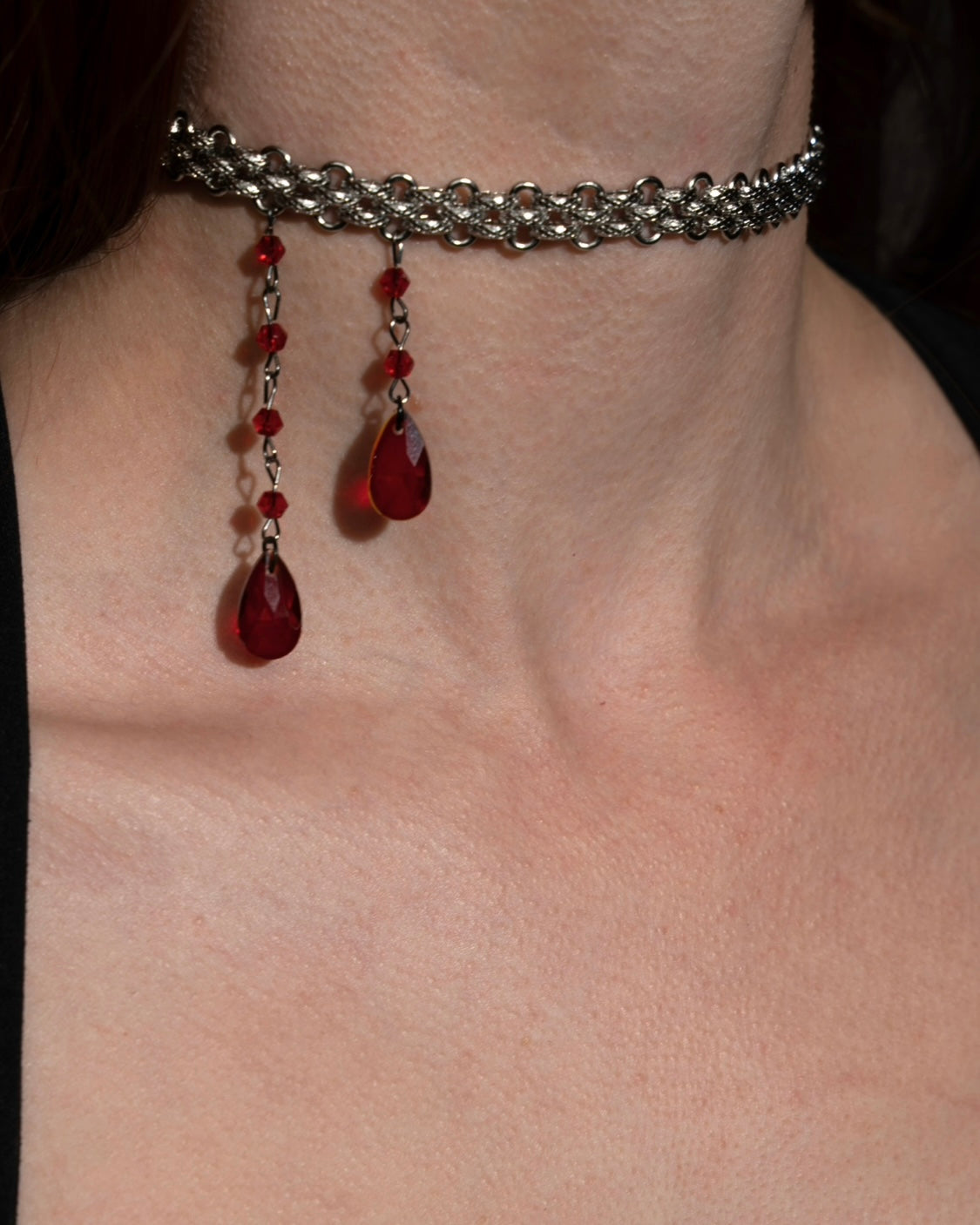 Apple Blood Dripping Choker
