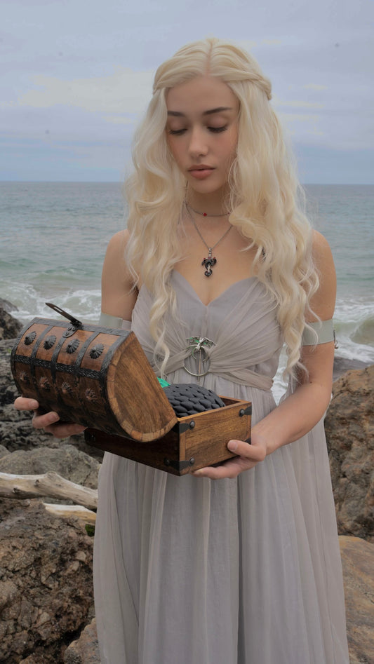 Blackened Dragon Sword Necklace