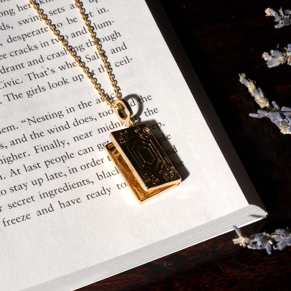 Gold Owen’s Spellbook Locket