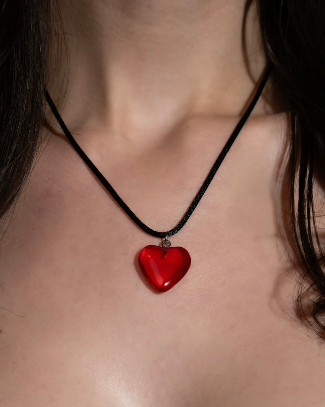 Pumpkin Heart Choker