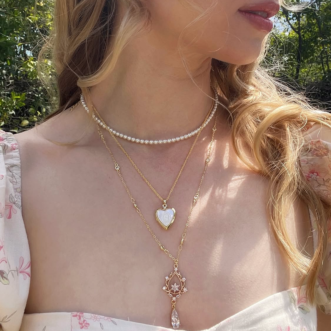 Lady Guadalupe Heart Locket