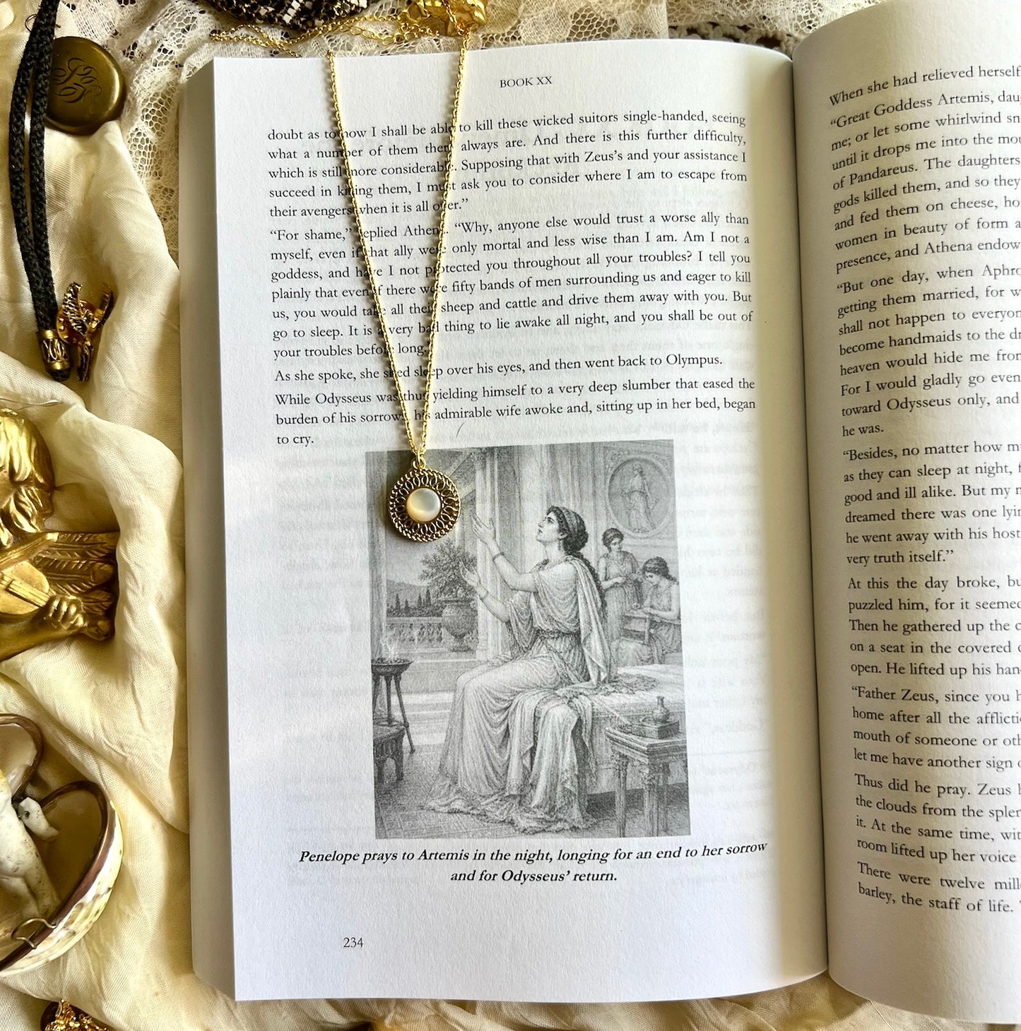 Artemis Full Moon Necklace