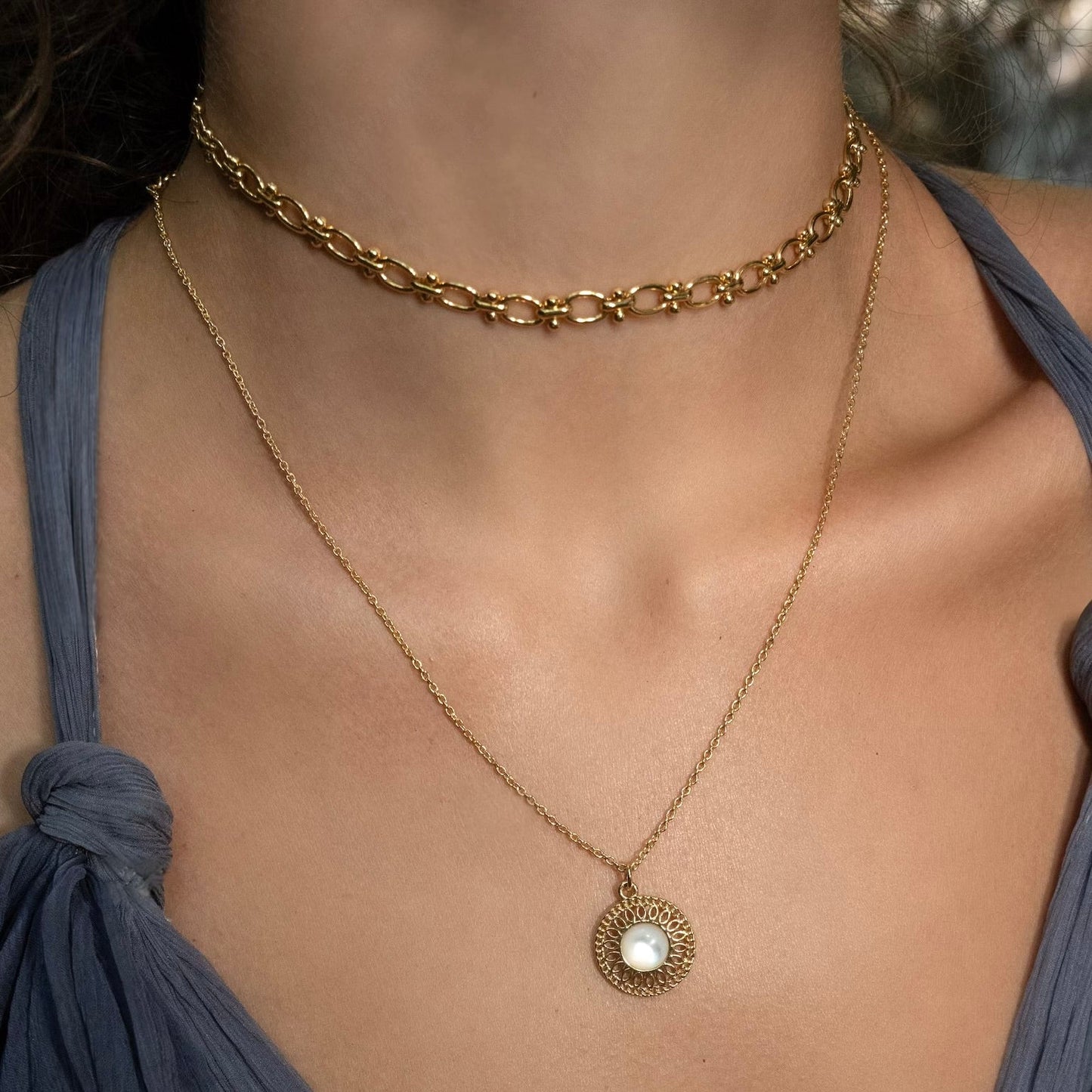 Grecian Link Choker