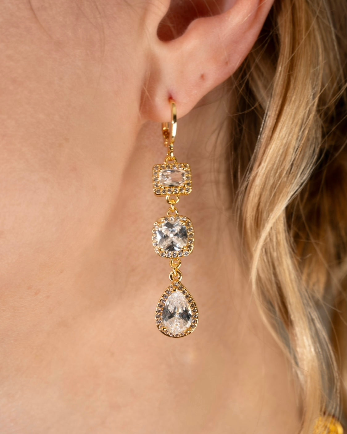 Crystal Drop Earrings