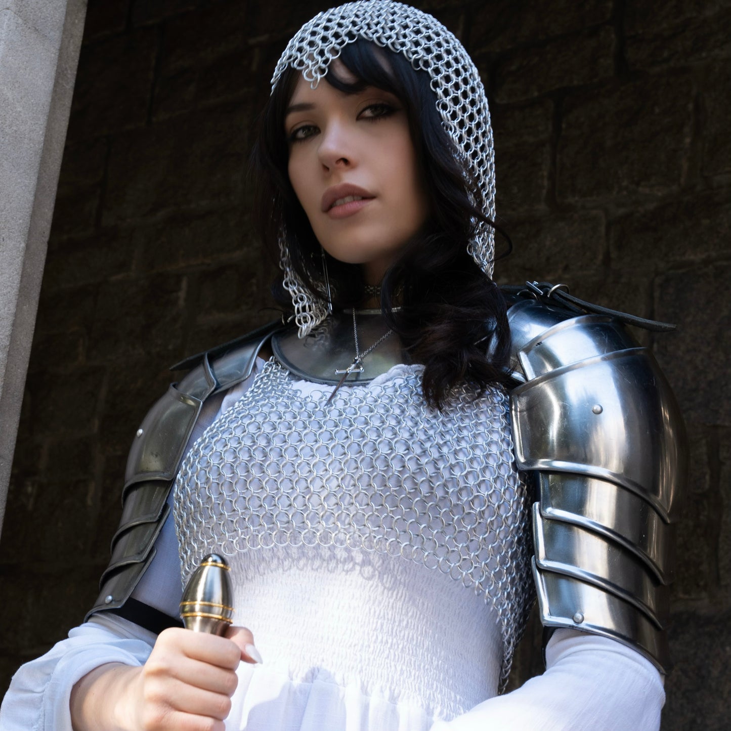 Joan of Arc Big Sword Necklace