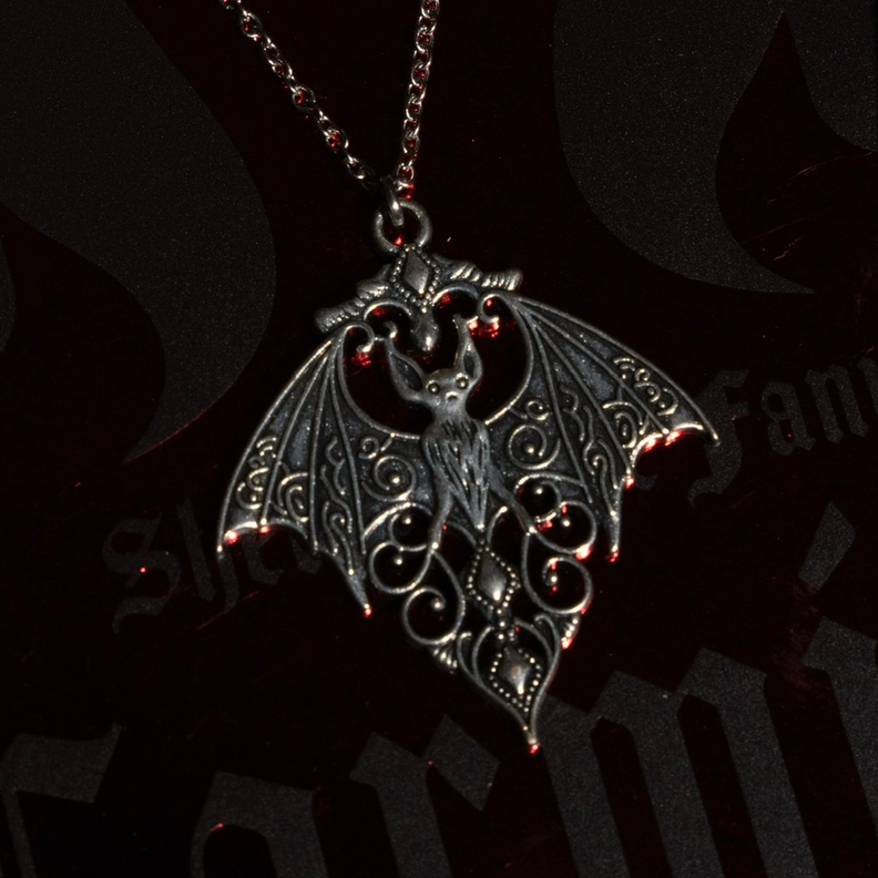 Victorian Bat Necklace
