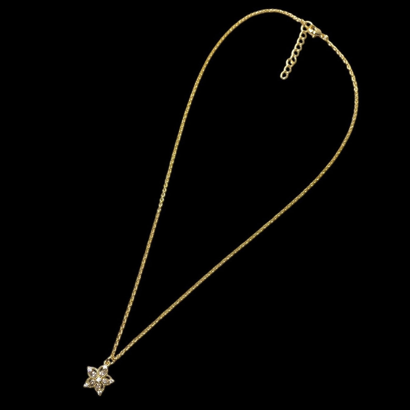 Mini Crystallized Flower Necklace
