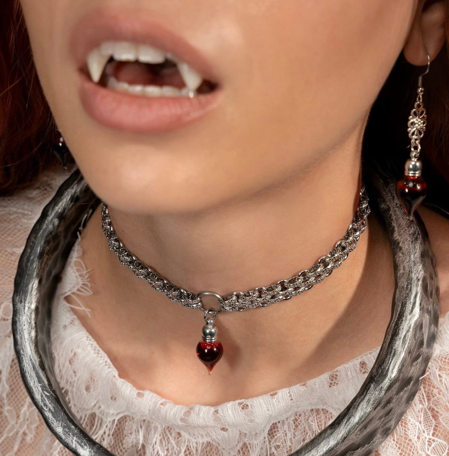 Blood Vials Earrings