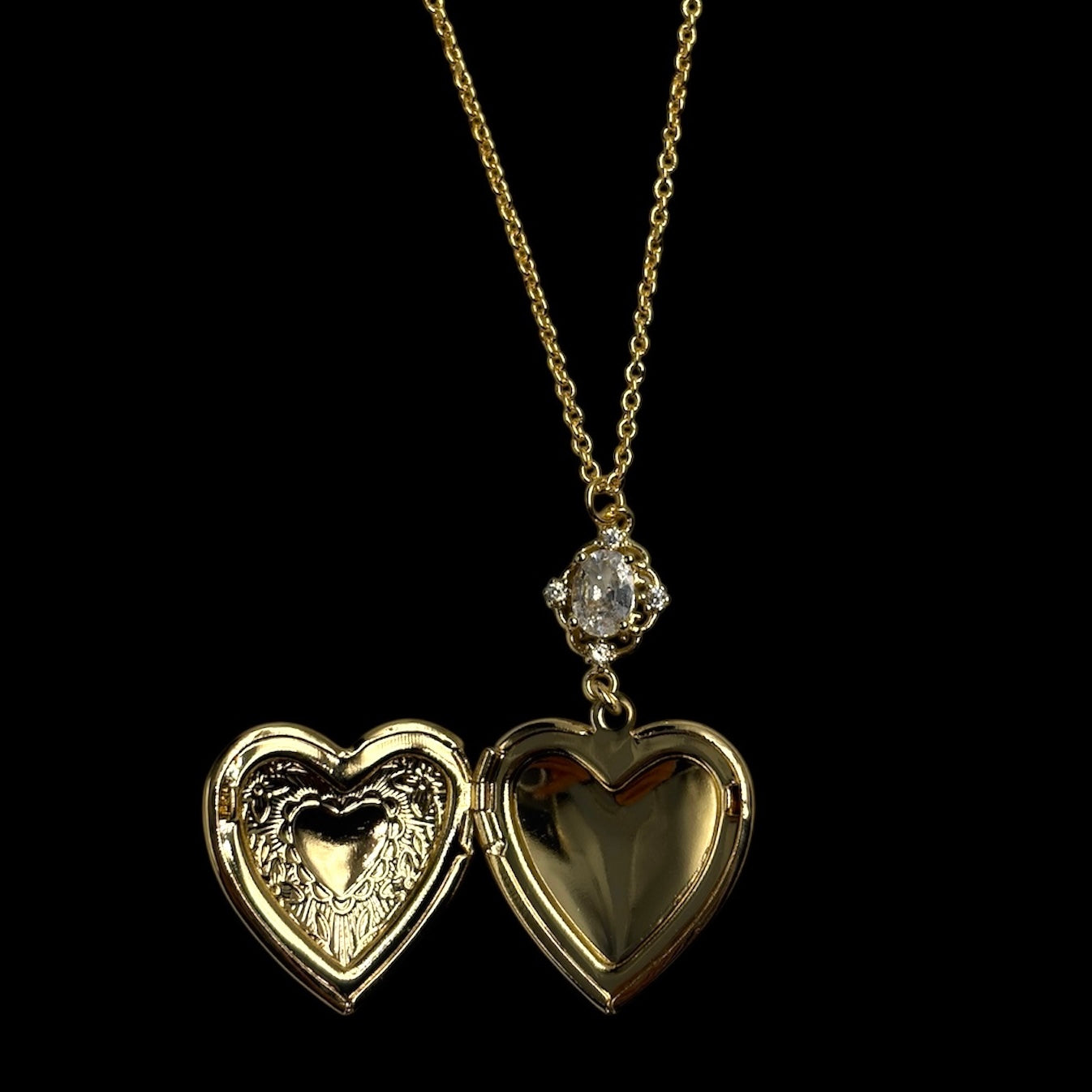Gold Diamond Locket