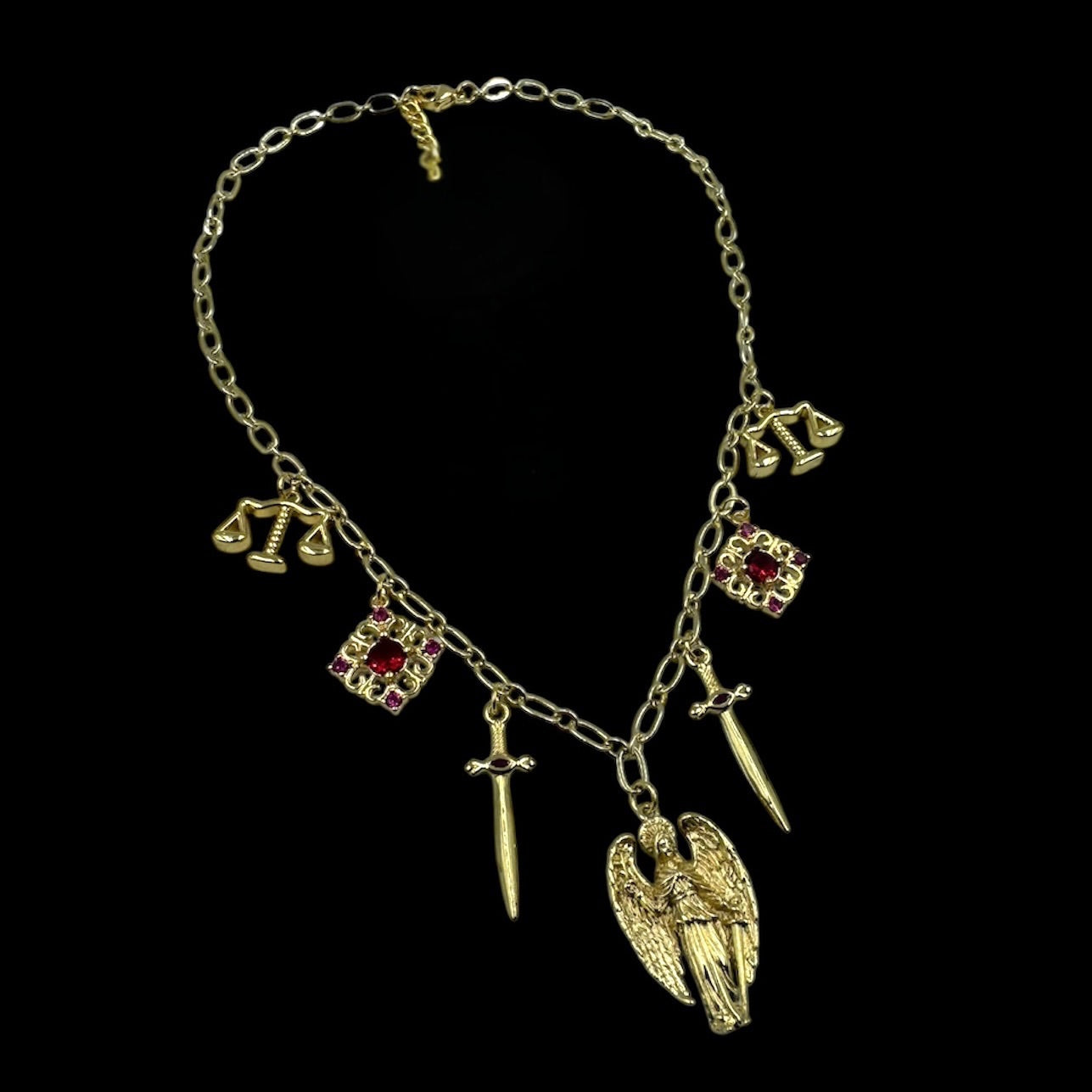 Arch Angel Charm Necklace