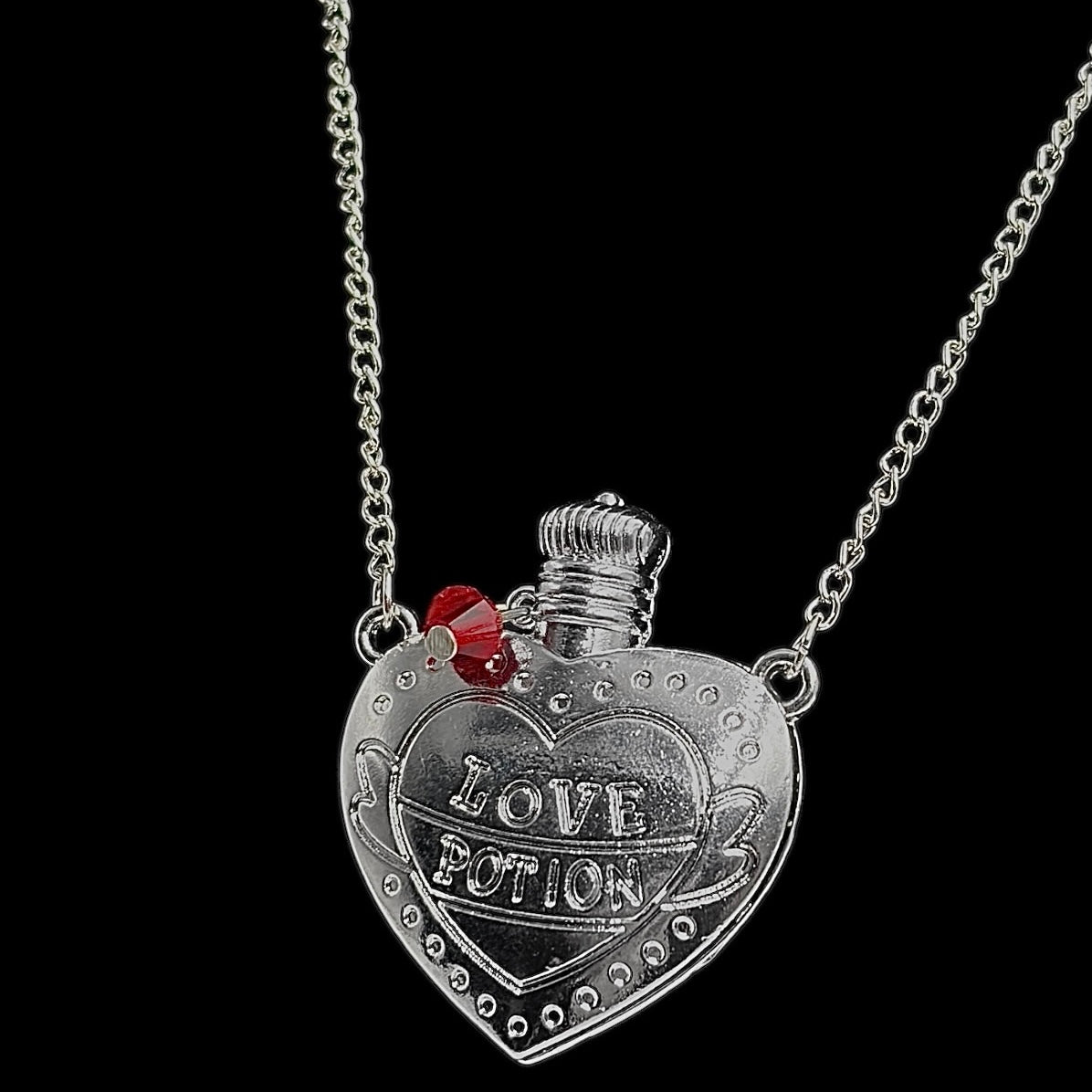 Silver Love Potion Necklace