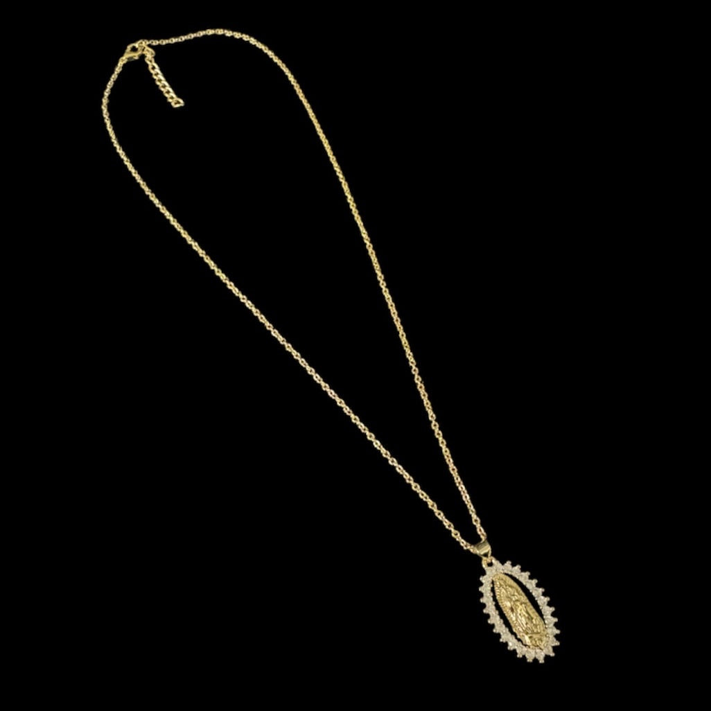 Diamond Lady Guadalupe Necklace