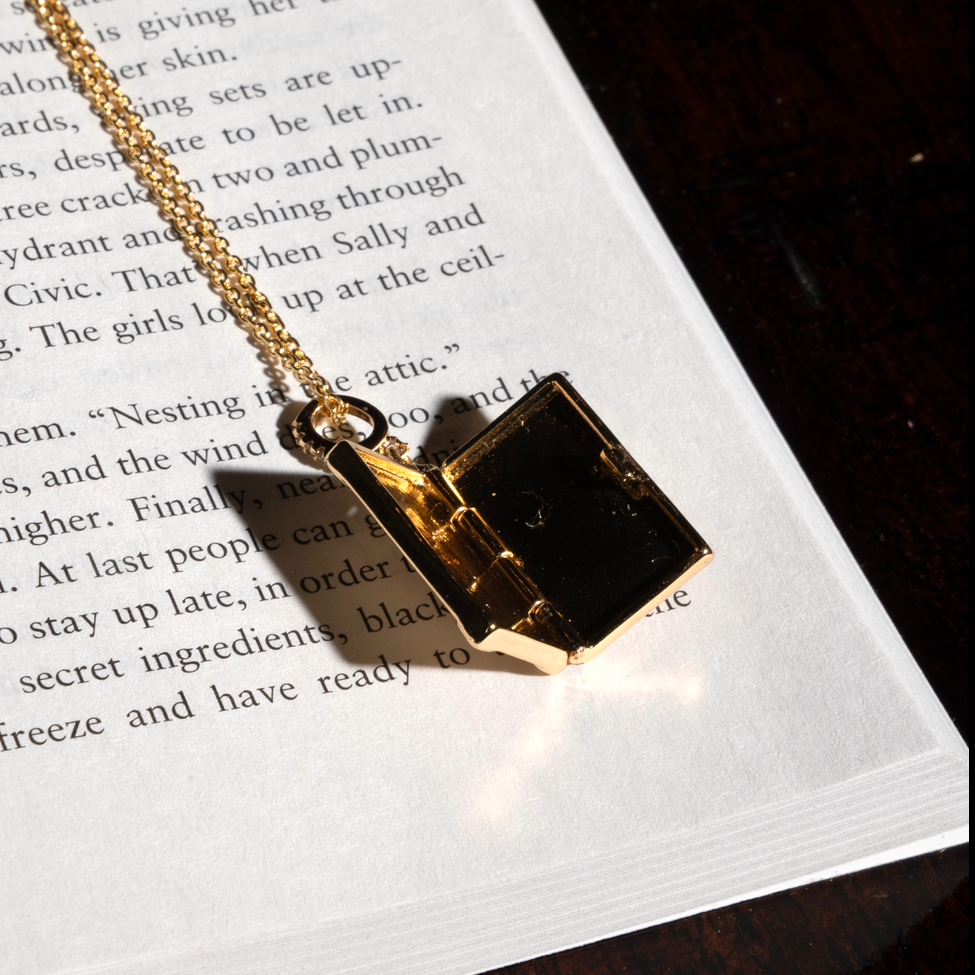 Gold Owen’s Spellbook Locket