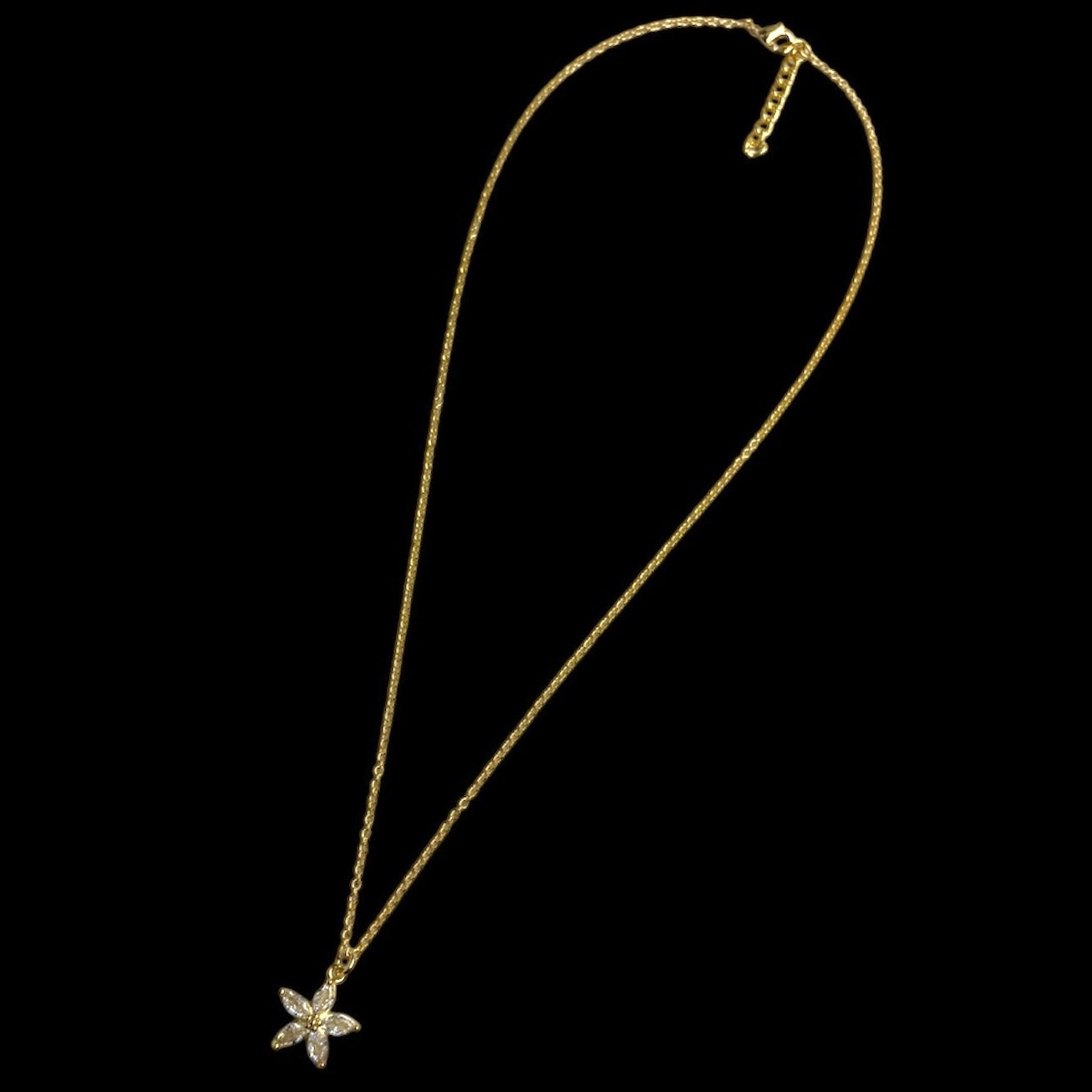 Crystal Flower Necklace