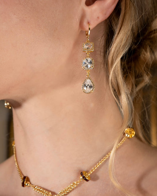 Crystal Drop Earrings