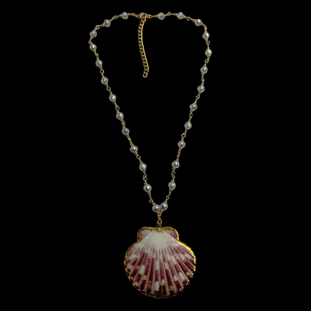Gilded Siren Starfish Pearl Necklace