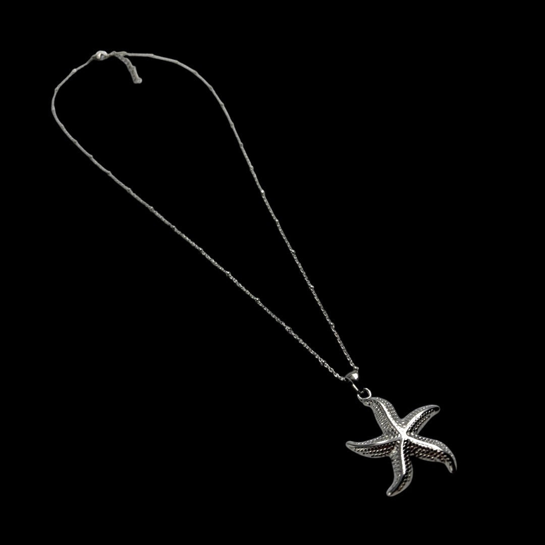 Silver Siren Starfish Necklace