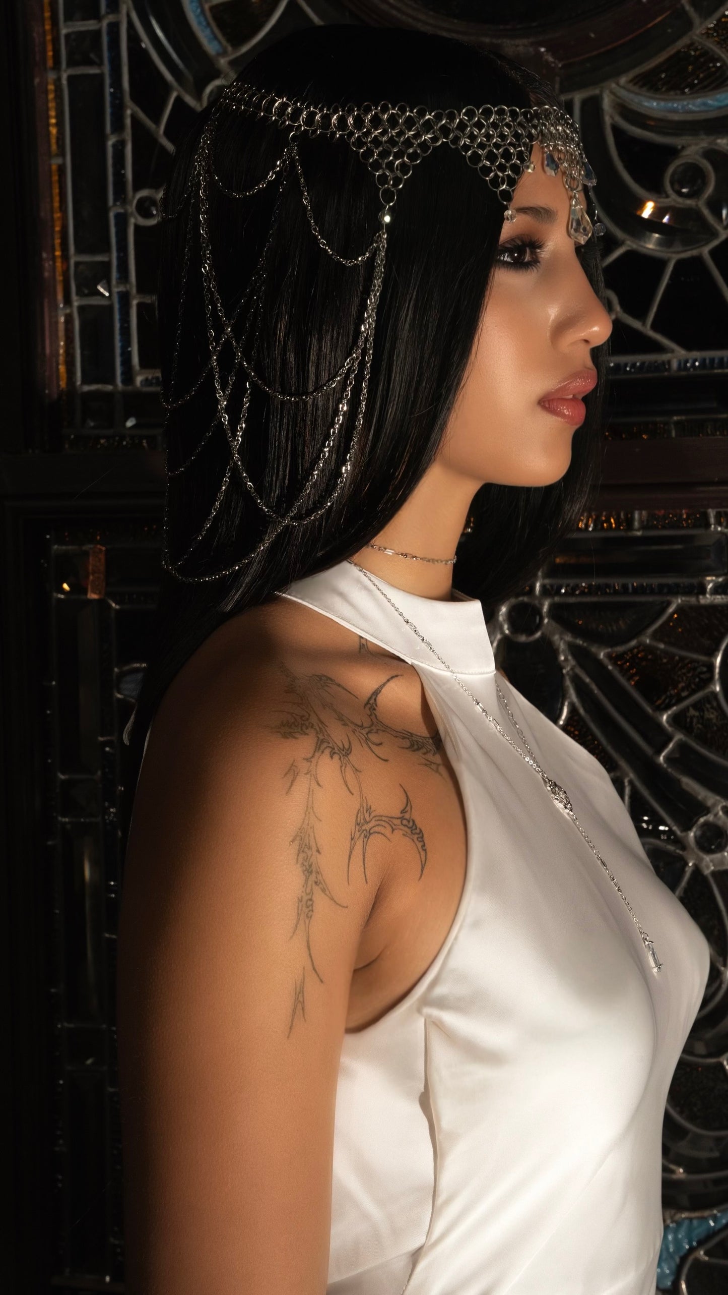 Dust Witch Chainmail Headpiece